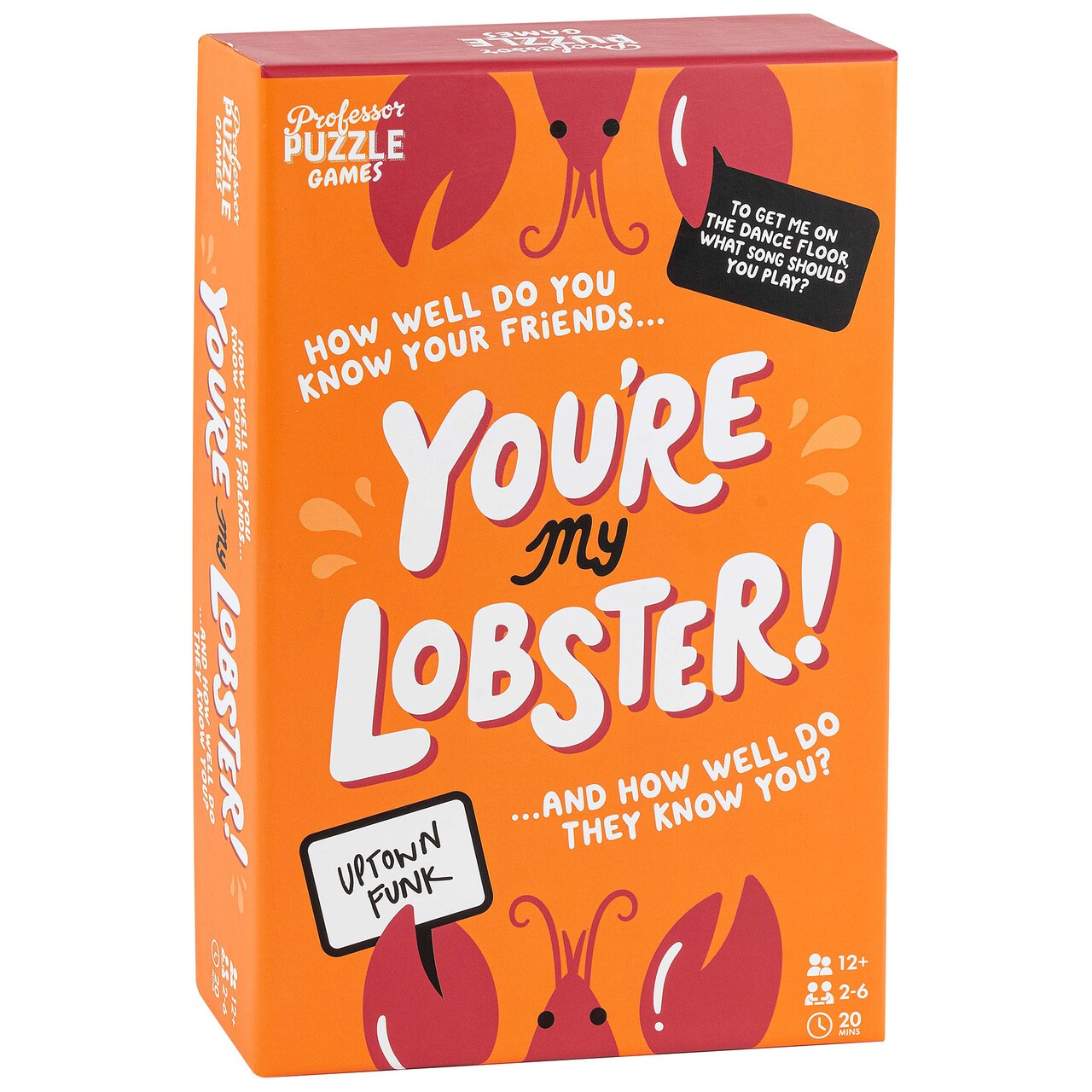 Professor Puzzle: You're My Lobster - Quirky Friendship Test Party Game, How Well Do You Know Your Friends? Co-Op & Competitive, Ages 12+, 2-6 Players